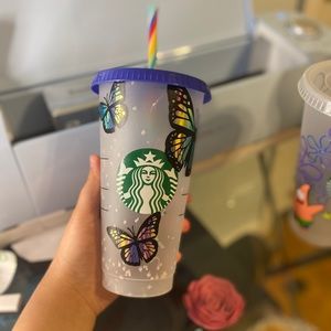 Customized CLEAR Starbucks Cup